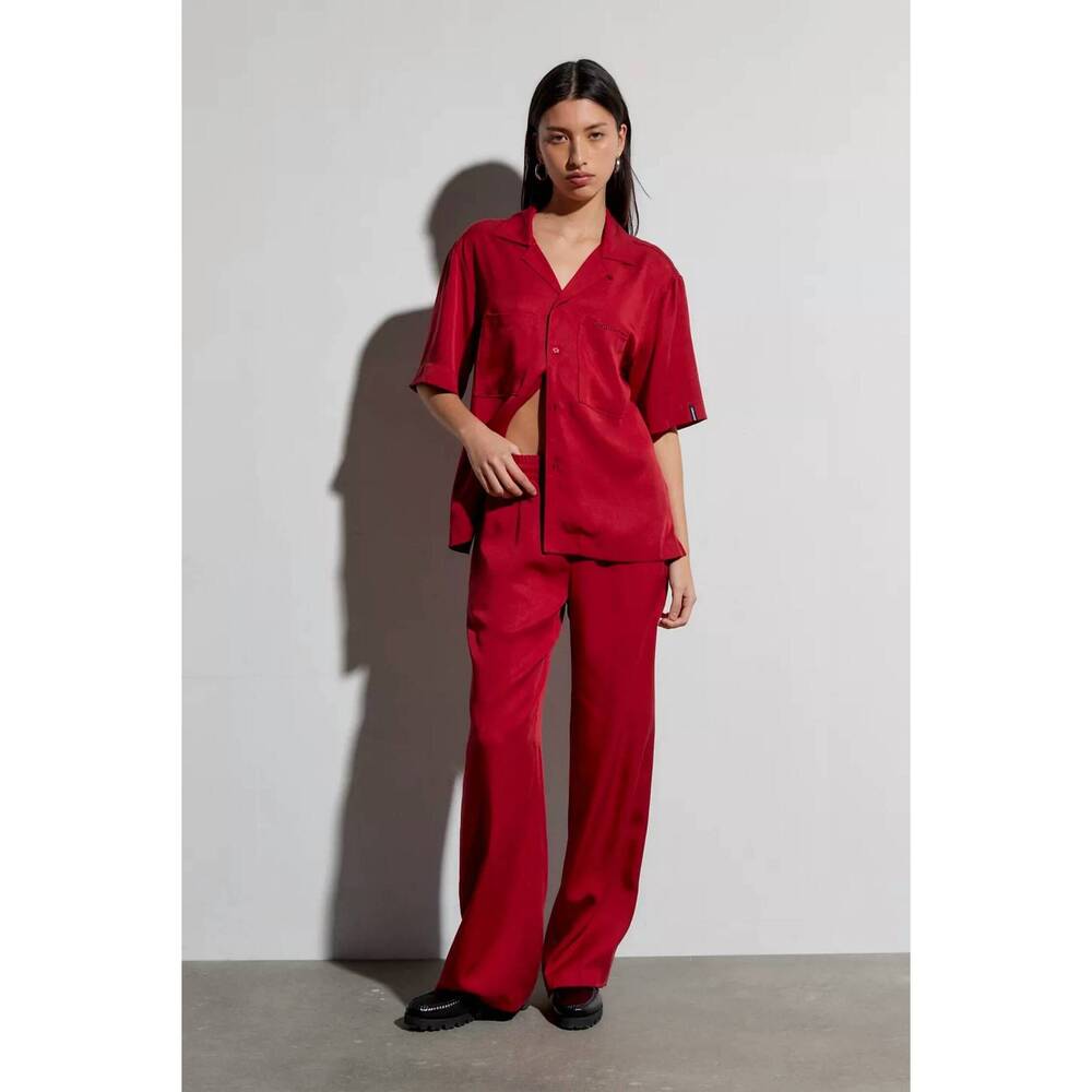 NEW BOBBLEHAUS signature tencel pull-on pant in red